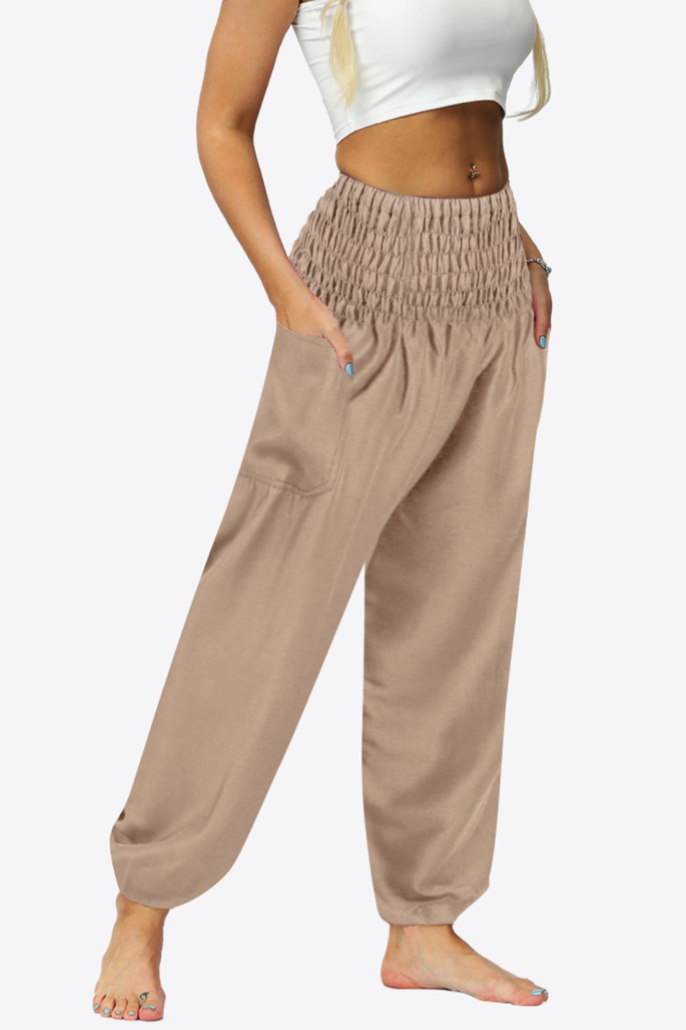 Smocked with Pockets | Joggers