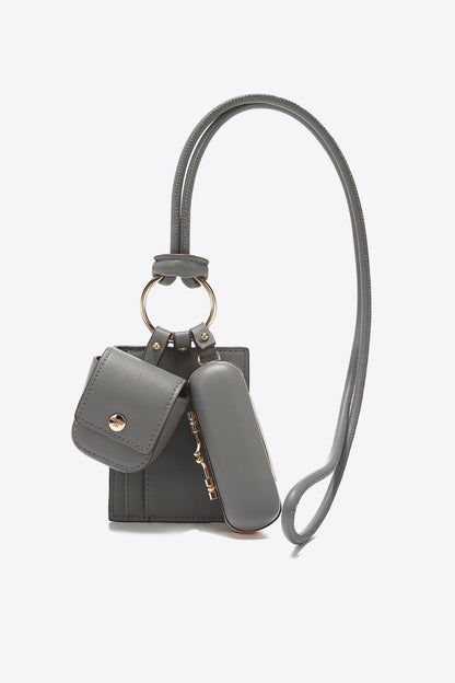Vegan Leather 3-Piece | Lanyard Set