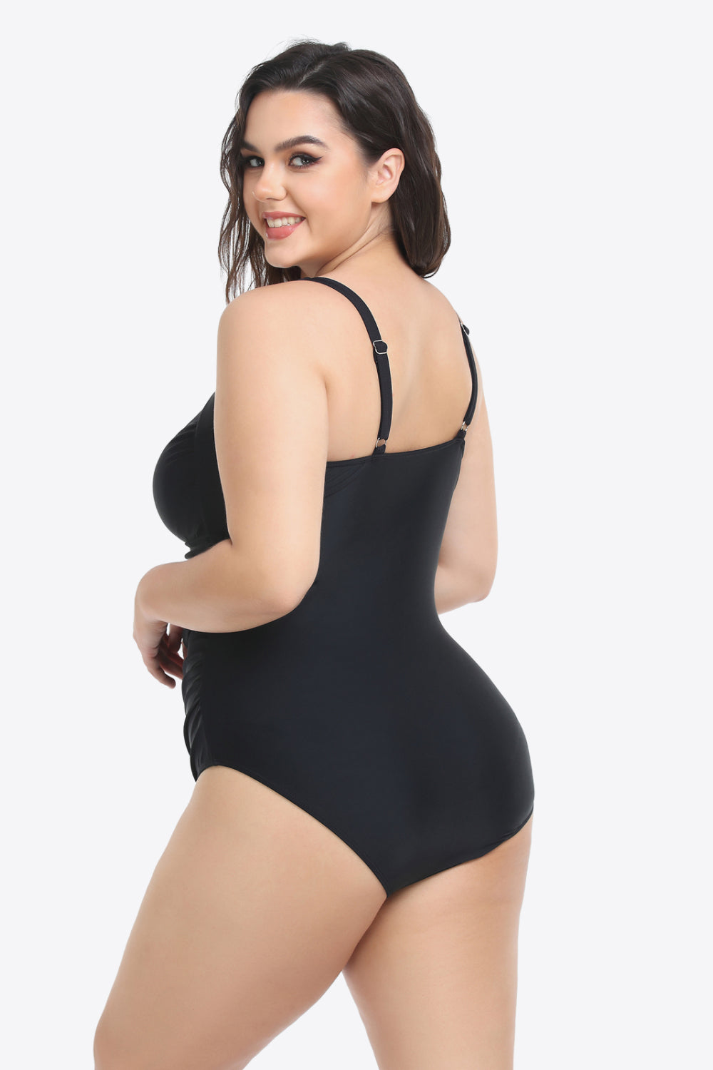 Sleeveless Plunge | One-Piece Swimsuit