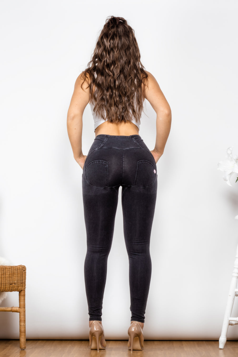 Comfy Huggers Zip Closure Skinny | Jeans