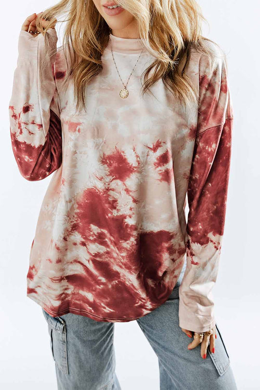 Tie-Dye Dropped Shoulder | Top