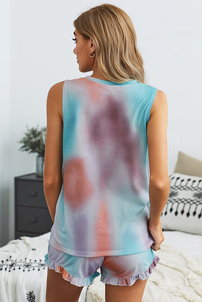 Swingy Tank + Ruffled Shorts | Loungewear