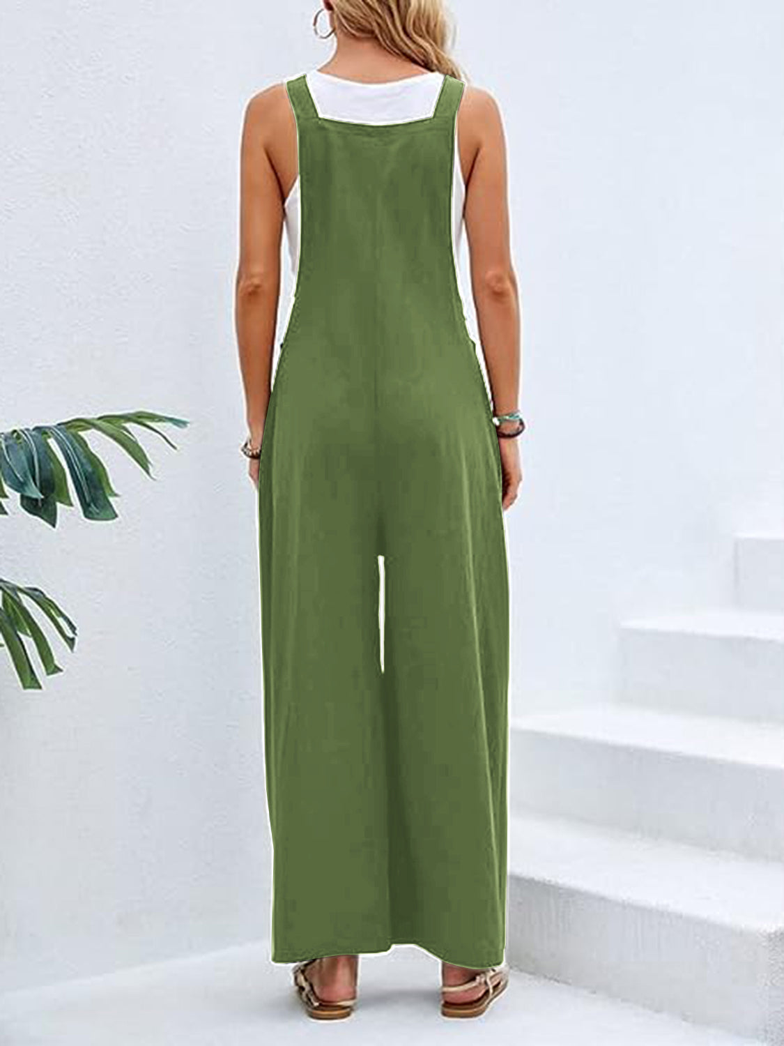 Wide Leg with Pockets | Overalls