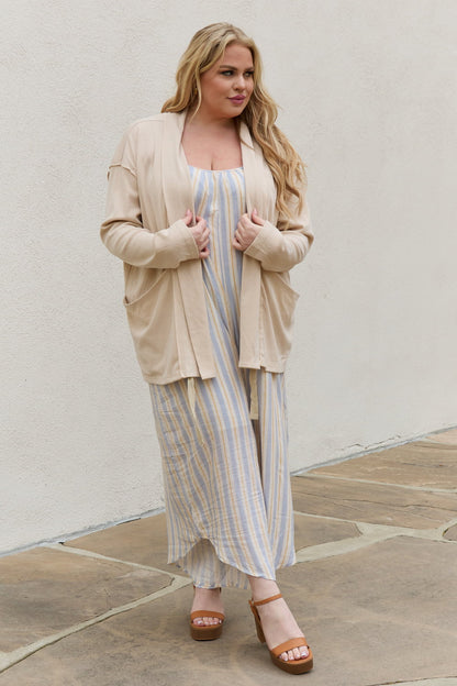 Soft Ribbed Open Front | Cardigan