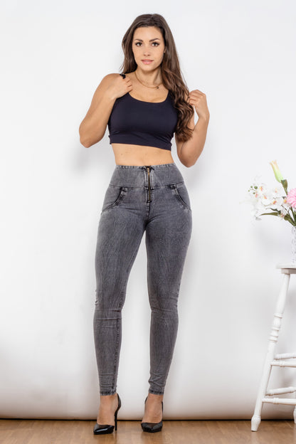 Comfy Huggers Zip Closure Skinny | Jeans