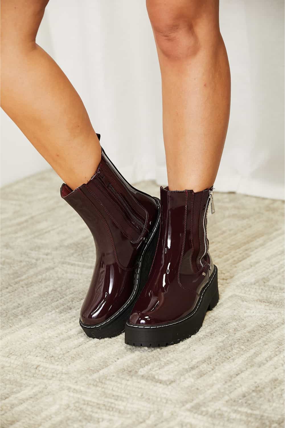 Side Zip Platform | Boots