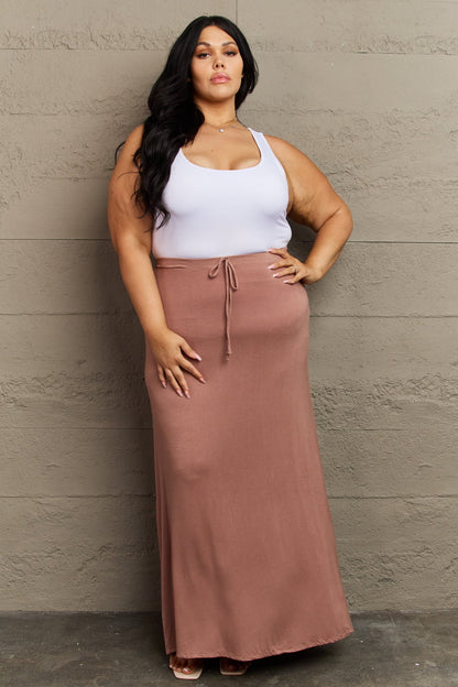 Flare Maxi in Chocolate | Skirt