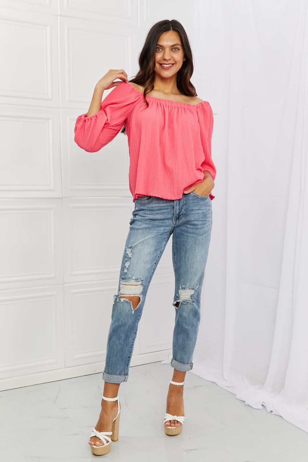 Long Puff Sleeve | Top