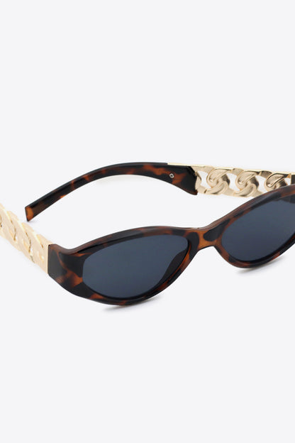 Chain Detail Temple Cat Eye | Sunglasses