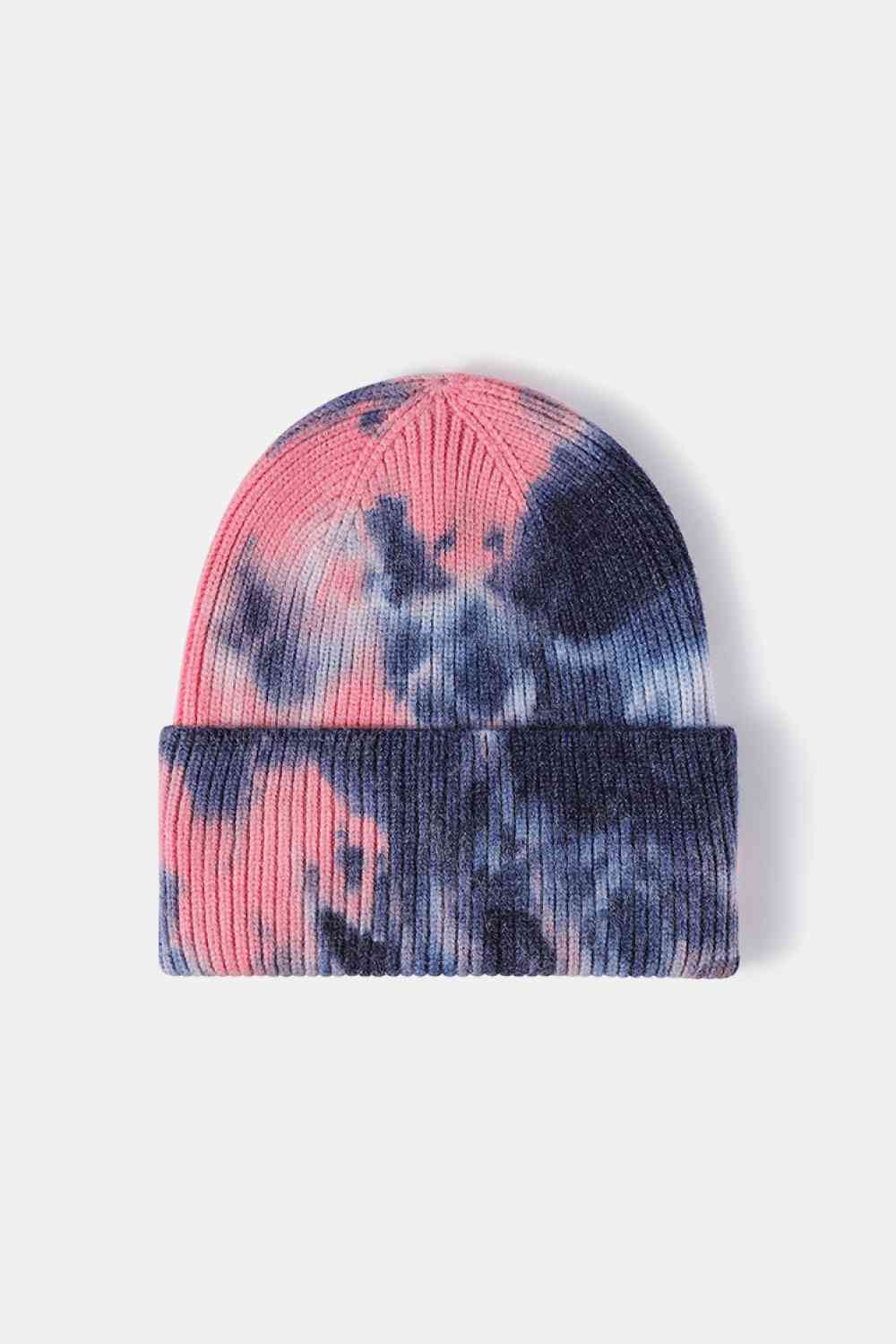 Tie-Dye Cuffed Rib-Knit Beanie | Hat