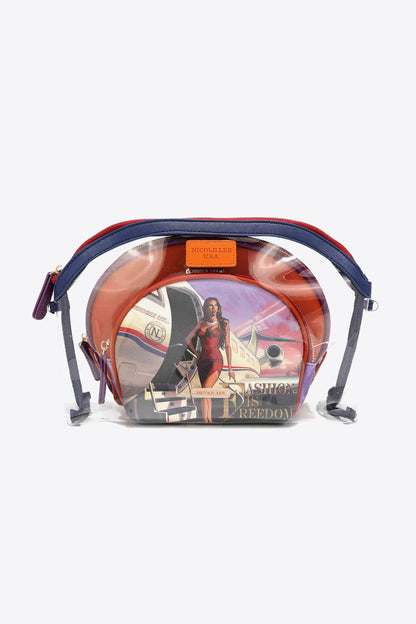 3-Piece Patterned Crossbody | Pouch