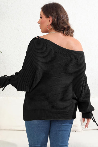 One Shoulder Beaded | Sweater