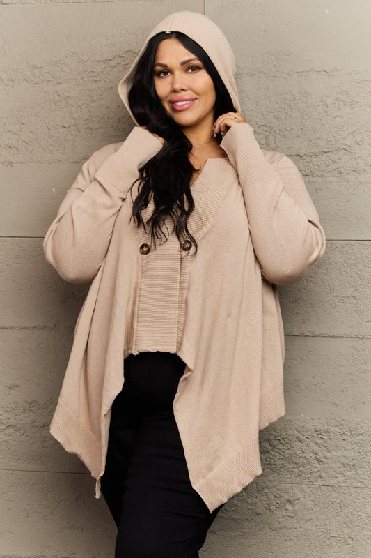 Cozy Up Hooded | Cardigan