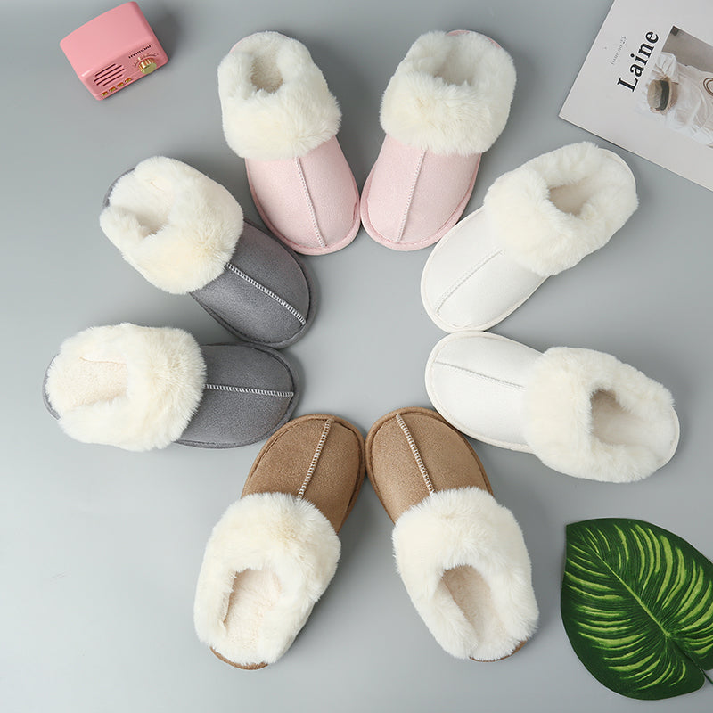 Faux Suede Center Seam | Slippers
