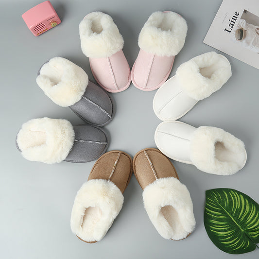 Faux Suede Center Seam | Slippers