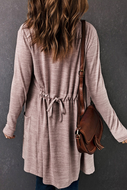 Long Sleeve Open Front with Pockets | Cardigan