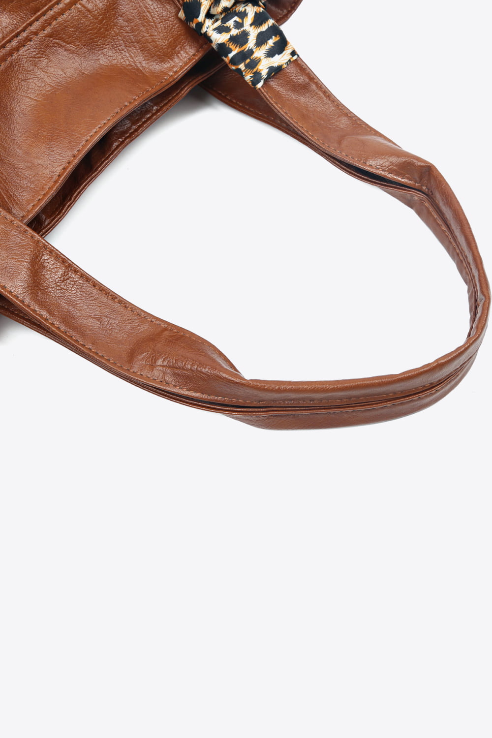 Tied Caramel Vegan Leather | Handbag