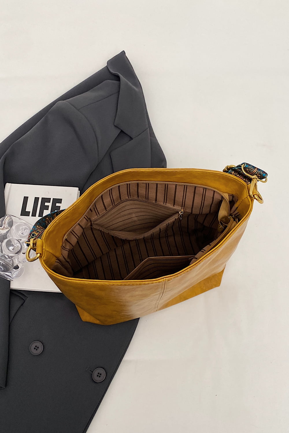 Ethnic Strap Vegan Leather Shoulder | Bag