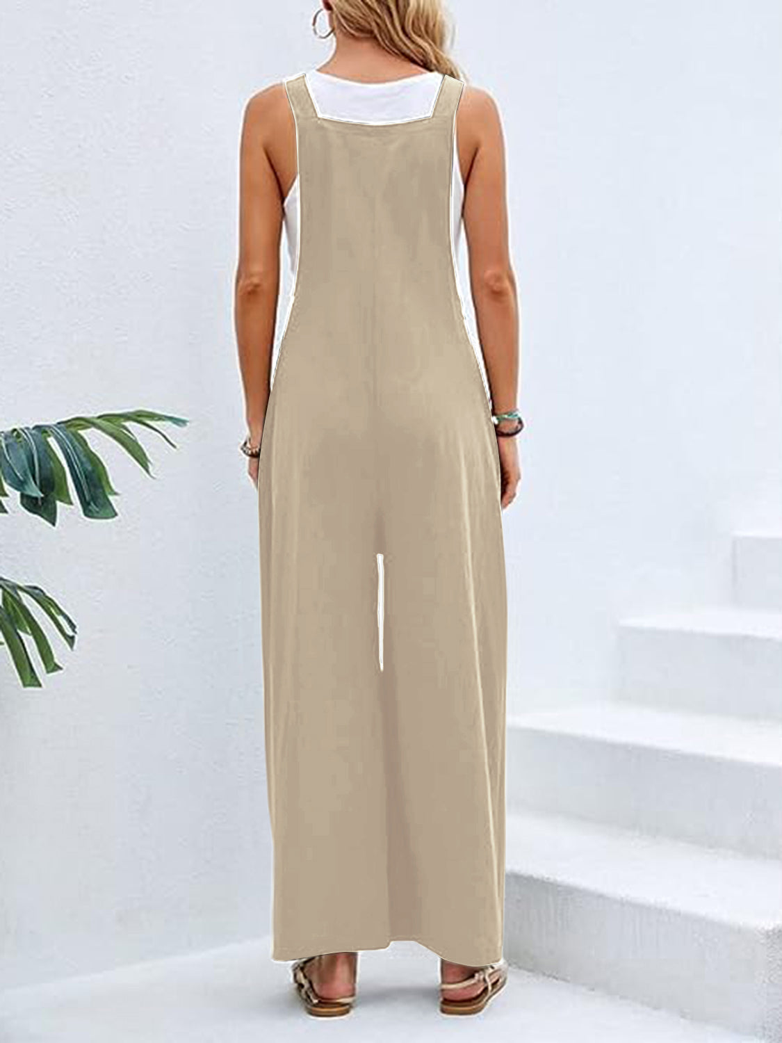 Wide Leg with Pockets | Overalls