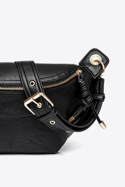 Vegan Leather Chain Strap Crossbody | Bag
