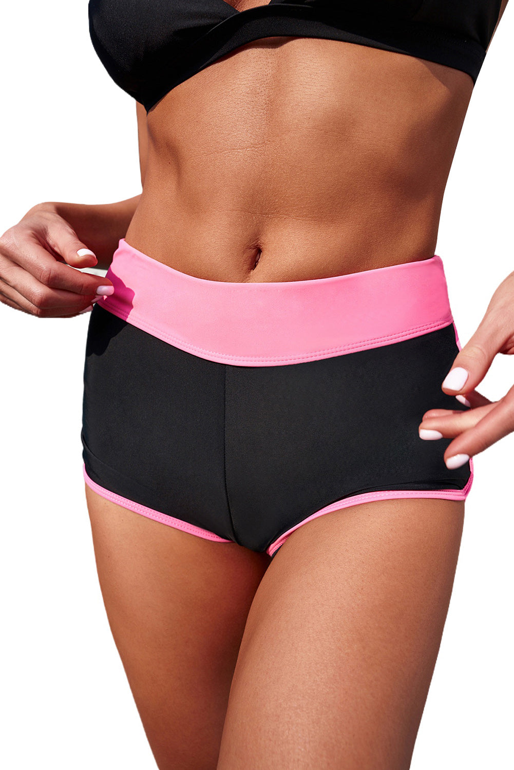 Two-Tone Contrast | Swim Bottoms