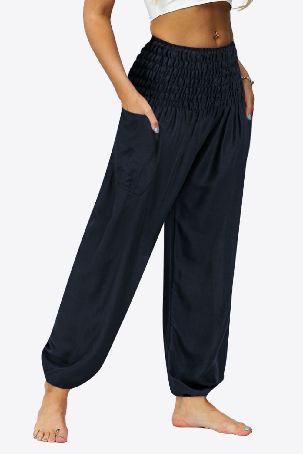 Smocked with Pockets | Joggers