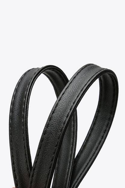 All Black Vegan Leather Tote | Bag