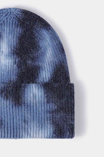 Tie-Dye Cuffed Rib-Knit Beanie | Hat