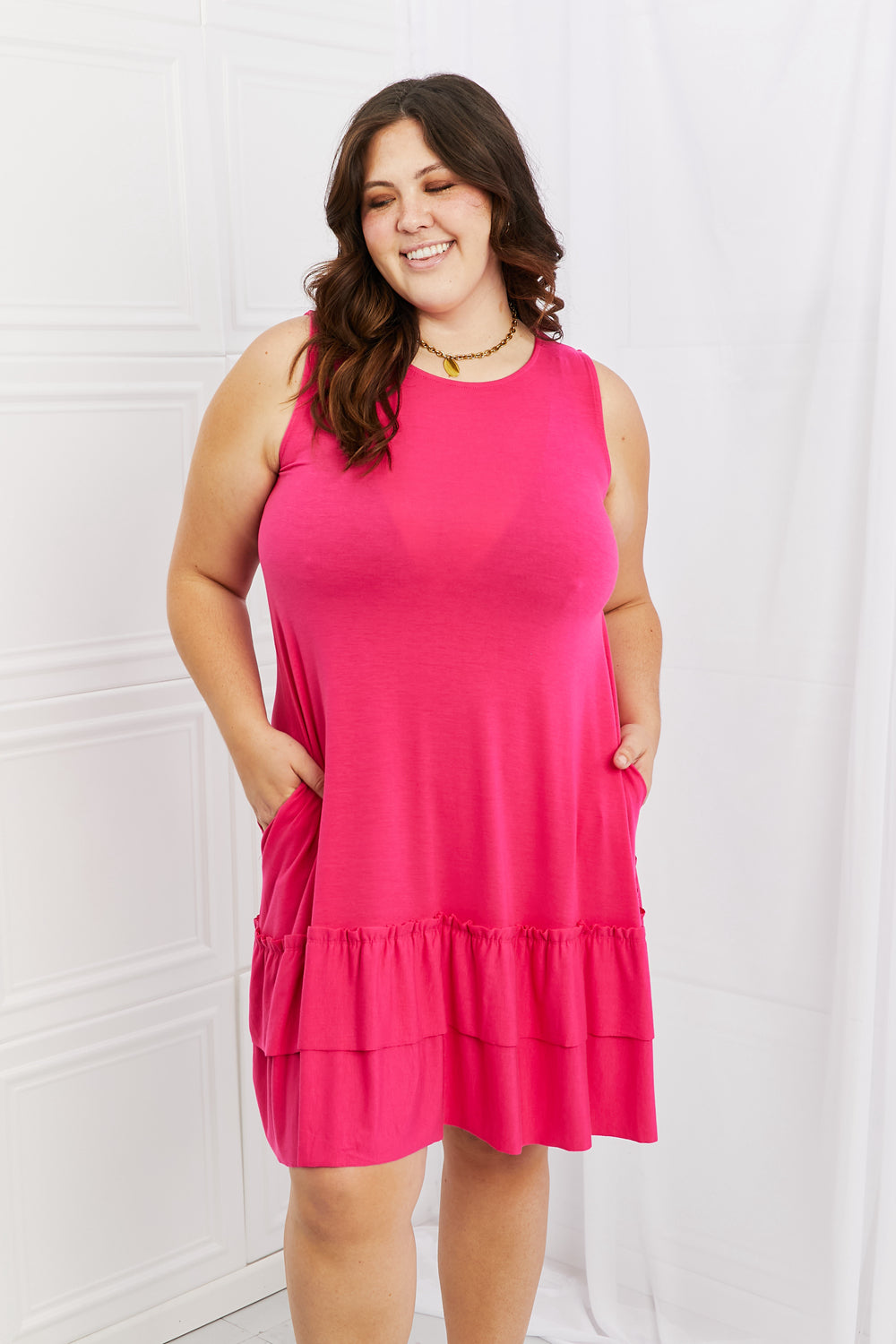 Sleeveless Ruffle | Dress