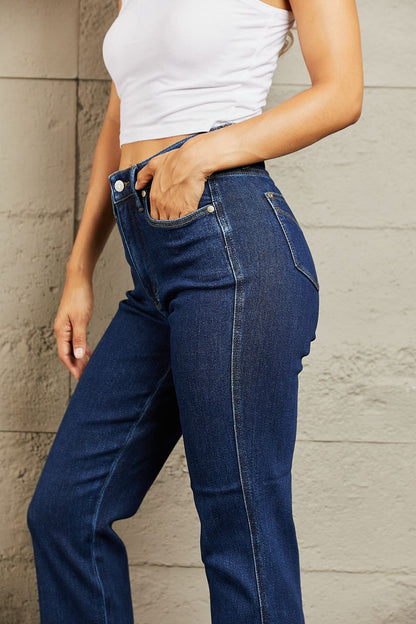Tummy Control High Waisted Straight | Jeans