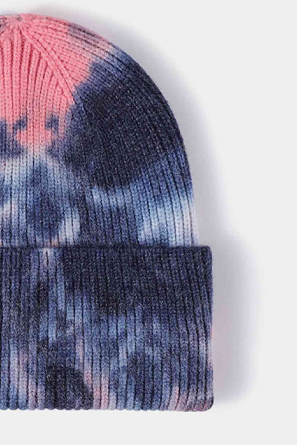 Tie-Dye Cuffed Rib-Knit Beanie | Hat
