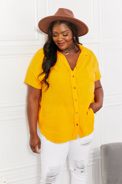 Short Sleeve in Mango | Shirt
