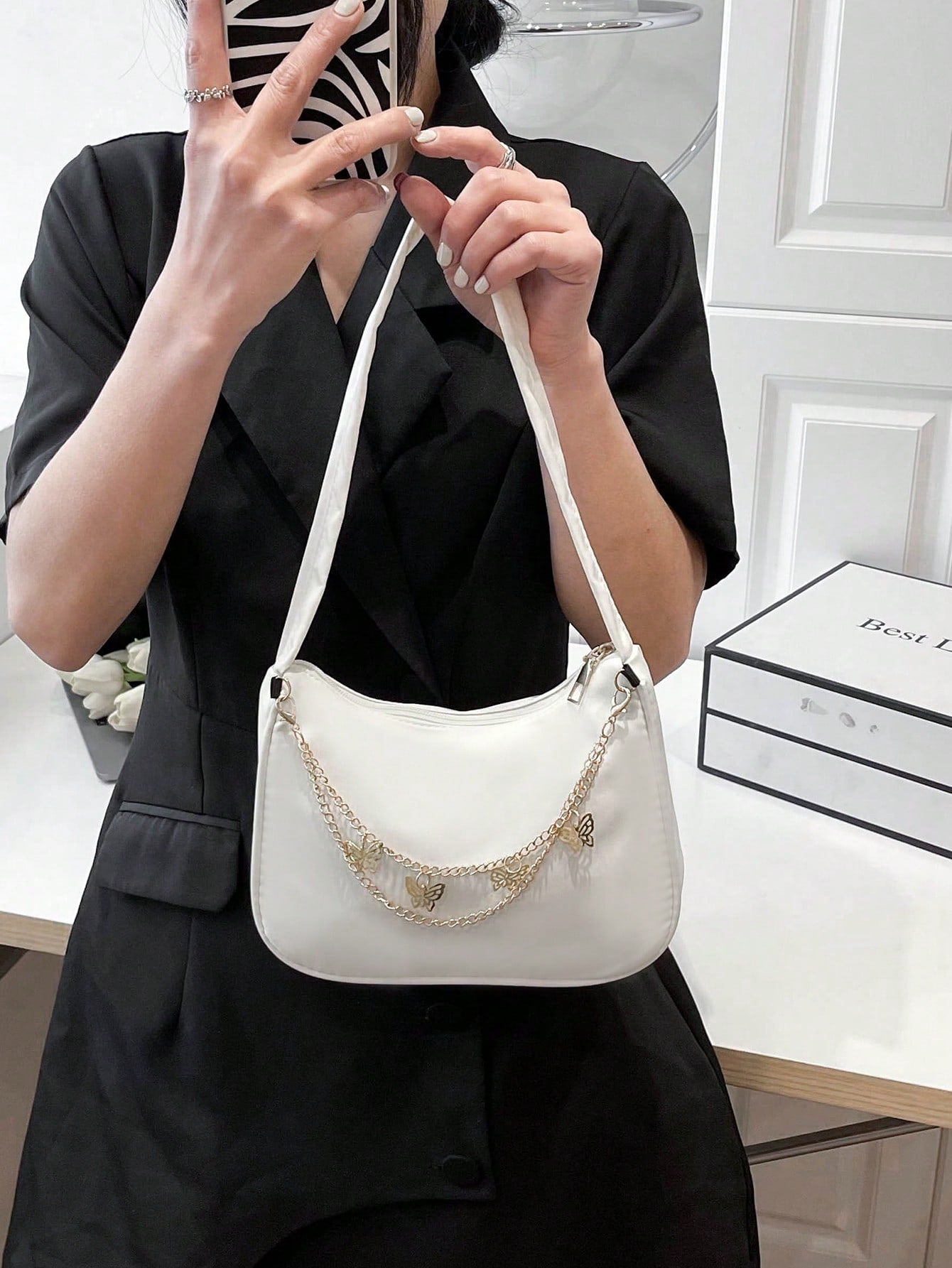 Butterfly Charm | Shoulder Bag