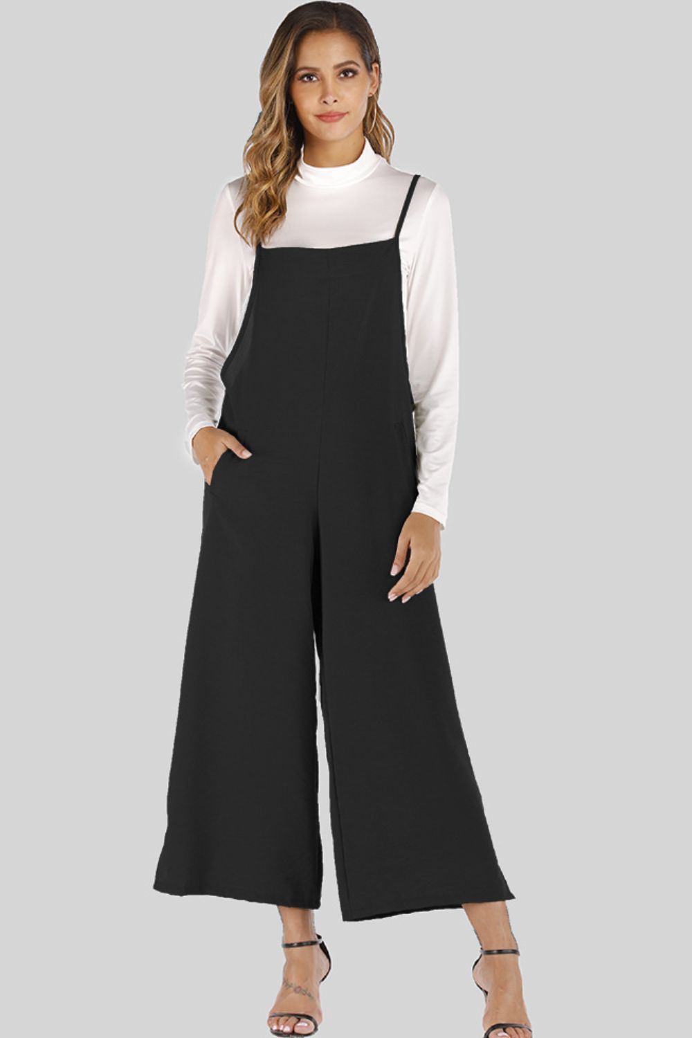 Cropped Wide Leg + Pockets | Overalls