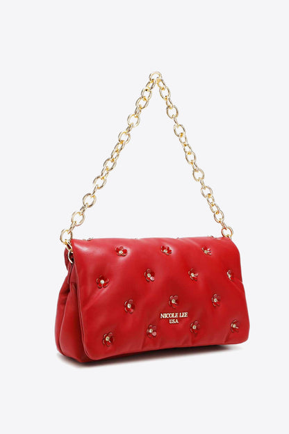 Diamond Flower Messenger Crossbody | Bag