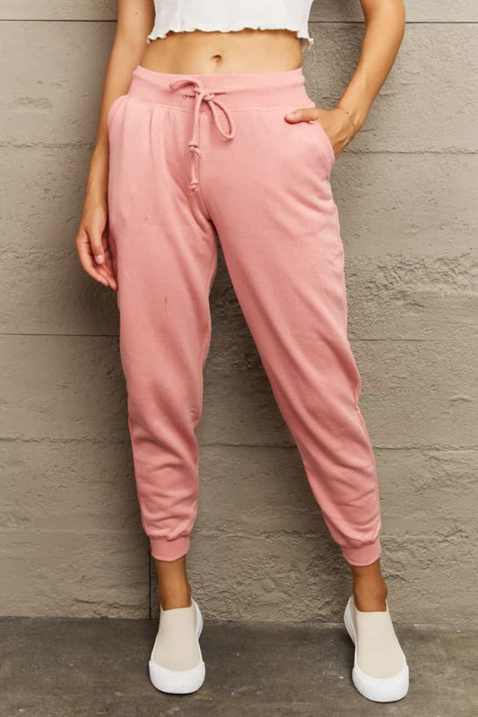 Tie Waist Long | Sweatpants