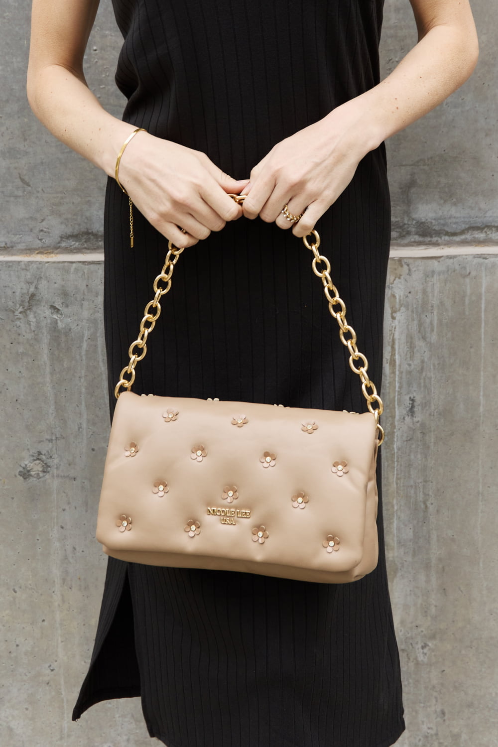 Diamond Flower Messenger Crossbody | Bag