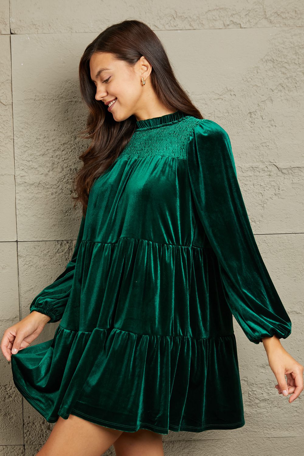 Velvet Tiered | Dress