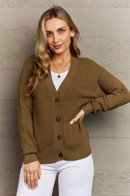 Button Down in Olive | Cardigan