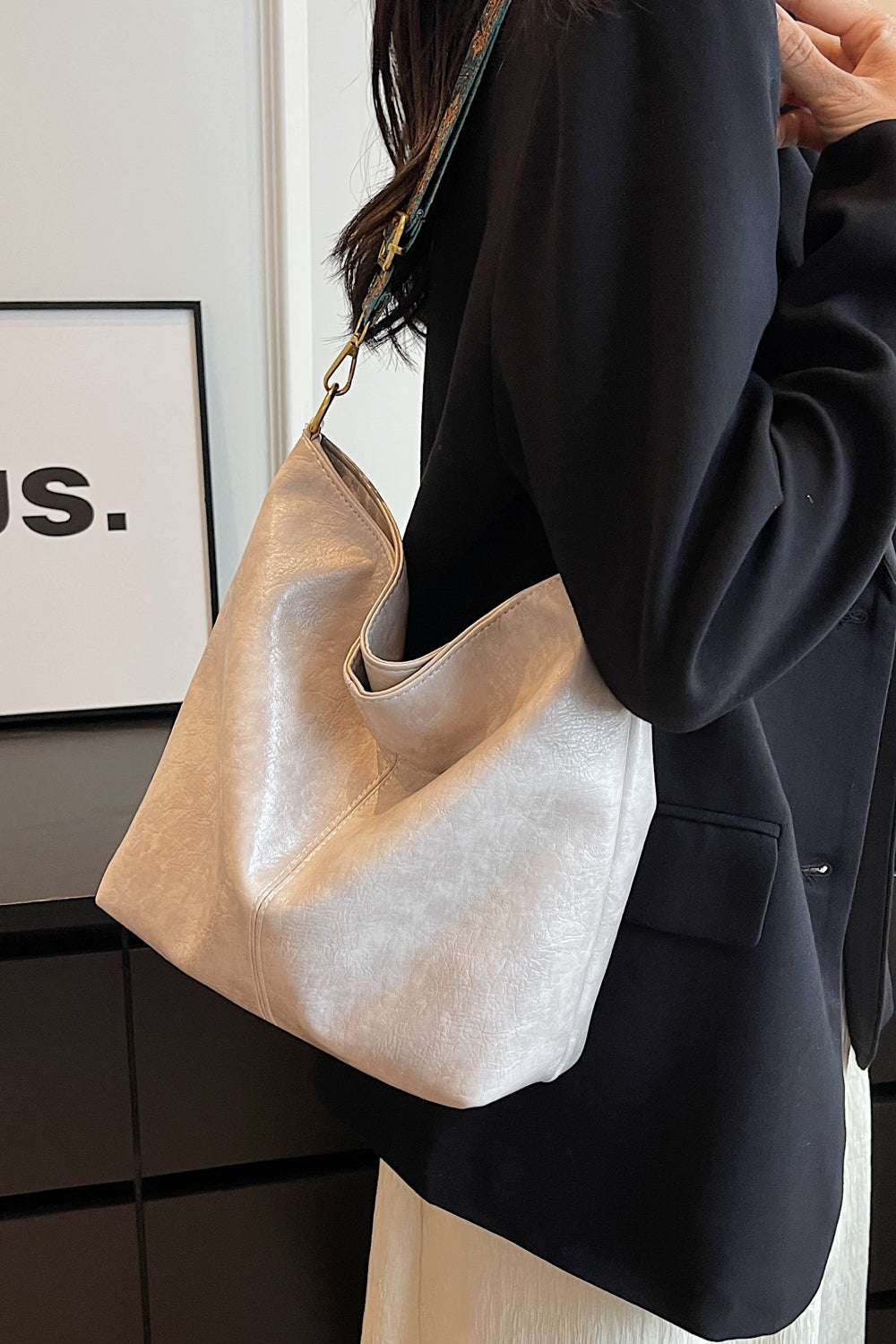 Ethnic Strap Vegan Leather Shoulder | Bag