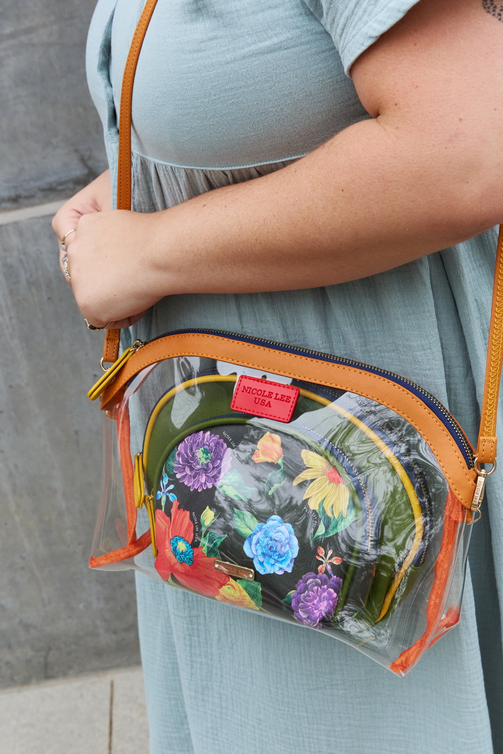 3-Piece Patterned Crossbody | Pouch