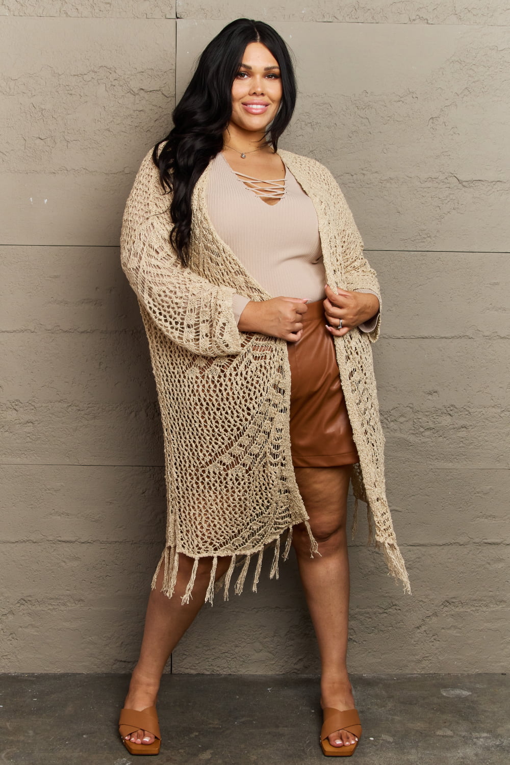 Western Knit Fringe | Cardigan