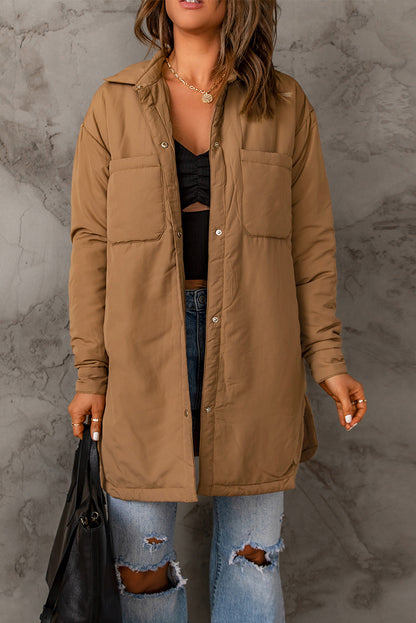 Snap Down Side Slit with Pockets | Jacket