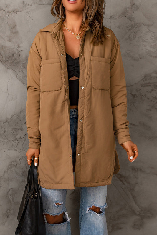Snap Down Side Slit with Pockets | Jacket