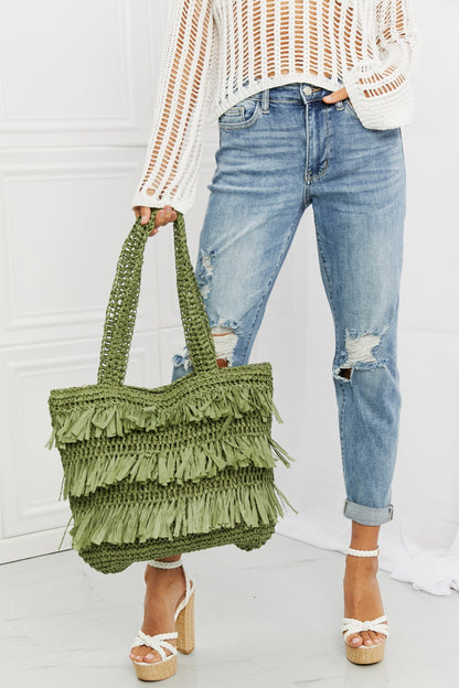 Counting Straw Fringe | Tote Bag