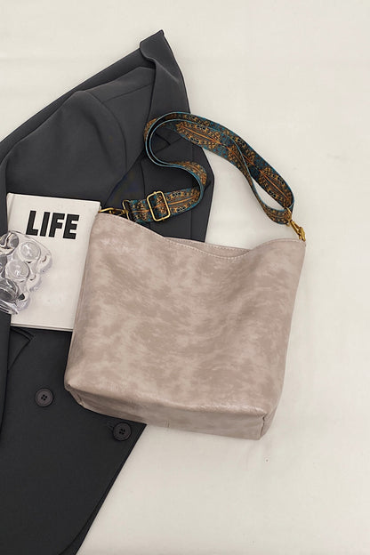Ethnic Strap Vegan Leather Shoulder | Bag