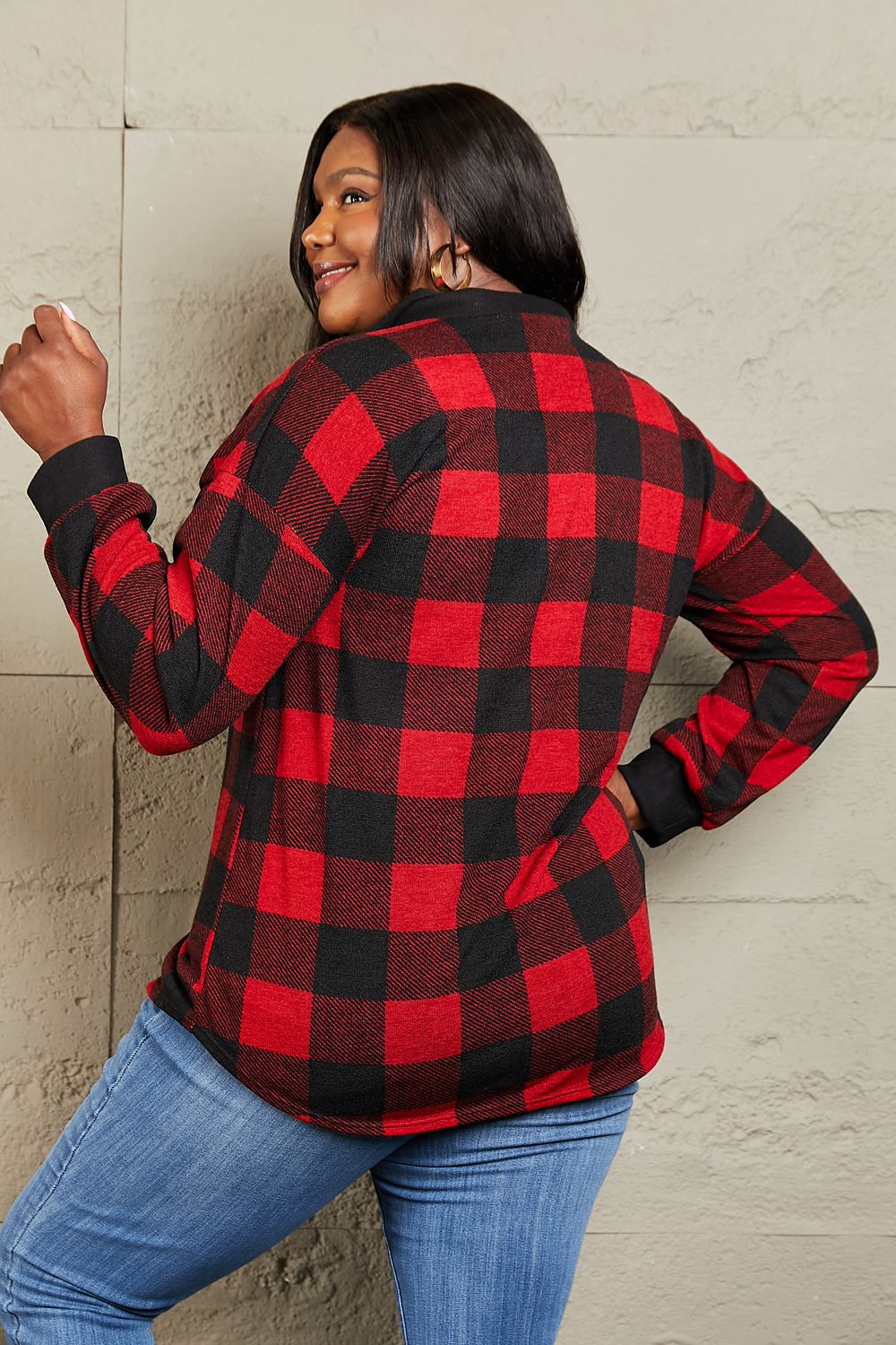 Contrast Plaid | Shacket