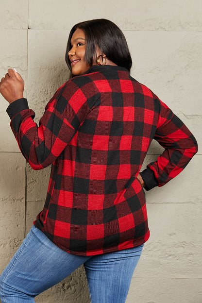 Contrast Plaid | Shacket