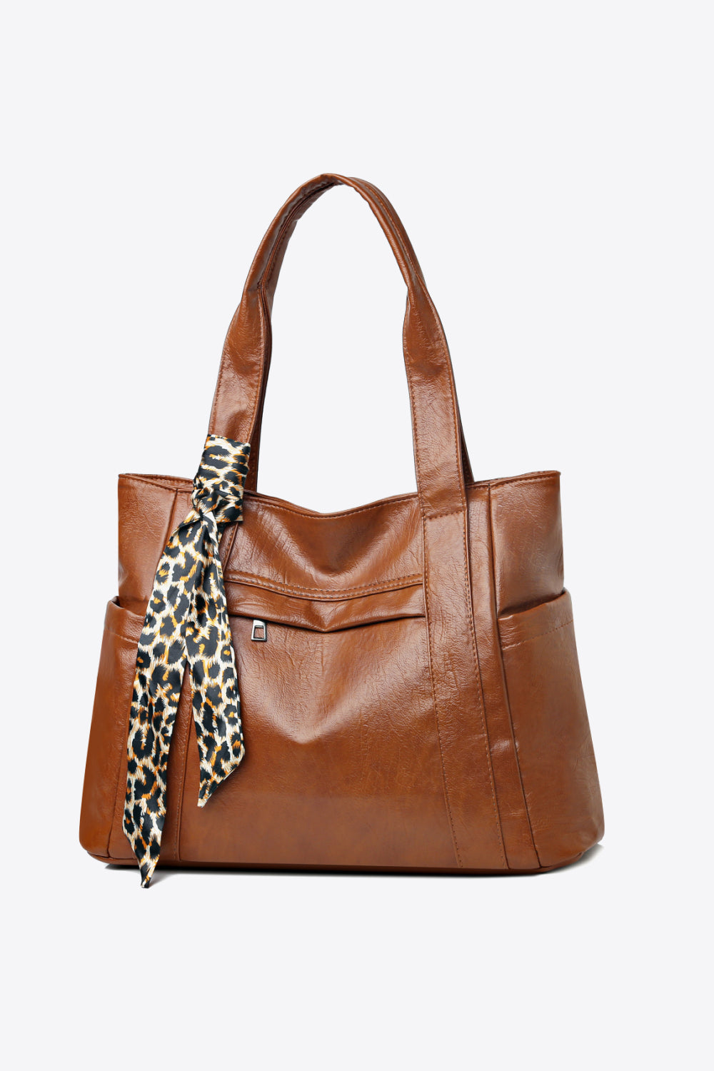Tied Caramel Vegan Leather | Handbag