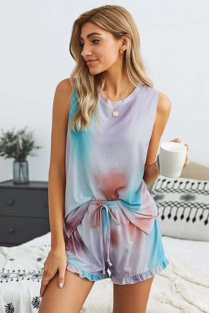Swingy Tank + Ruffled Shorts | Loungewear
